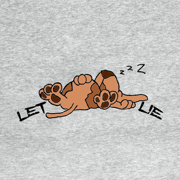 Let Sleeping Dogs Lie Cartoon by MoPaws